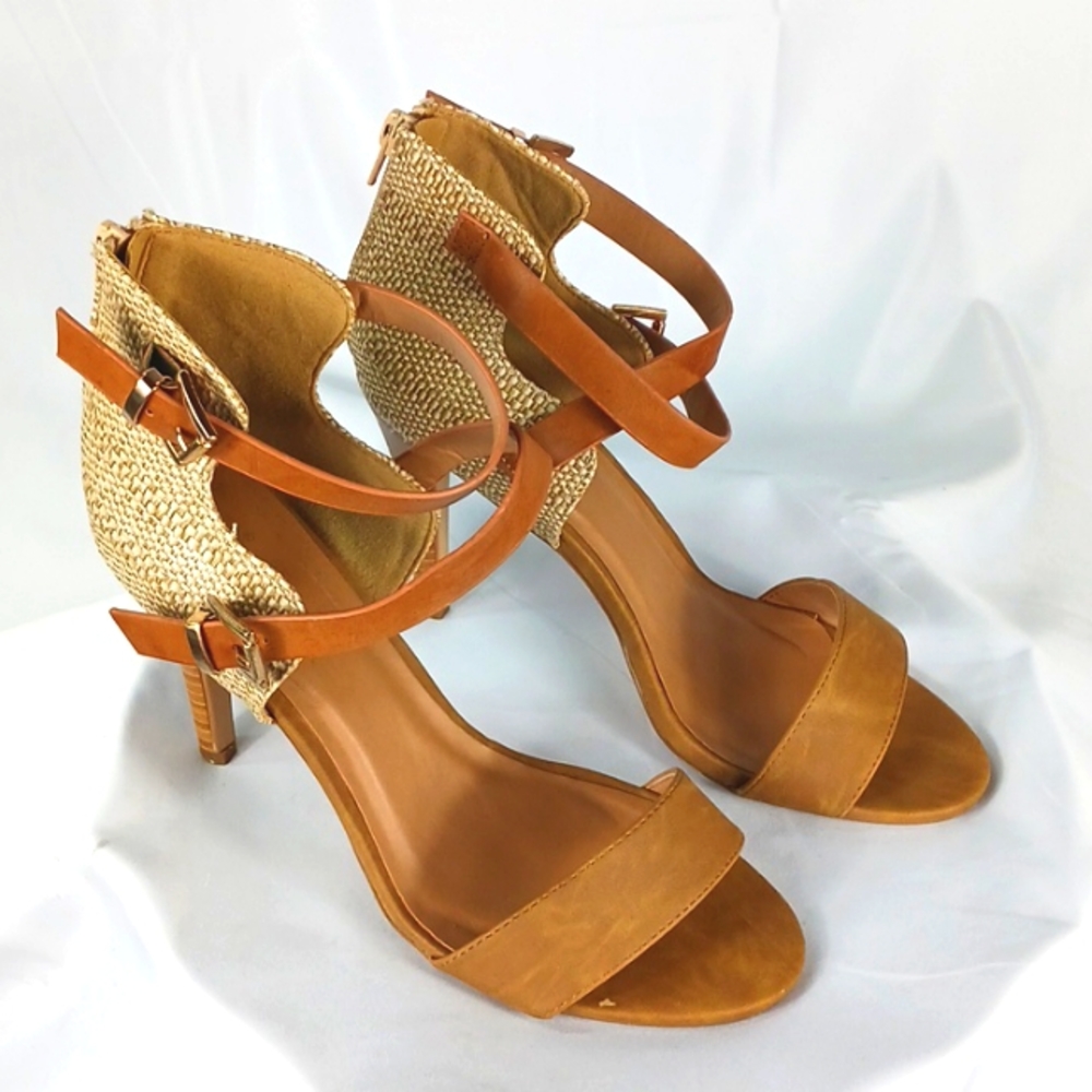 Asia Raffia Tan Heel × Delicious - Picture 2 of 6